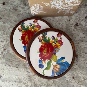 MacKenzie-Childs “Flower Market” Coasters - Set of 4